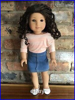 Kendall Custom American Girl Doll OOAK Brown Hair Heterochromia Hazel Brown Eye