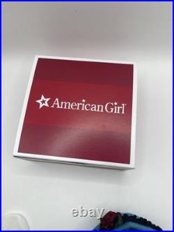 LKnew! American Girl Doll Cecile Meet Dress, Hat, Gloves, Necklace, hanger & Box