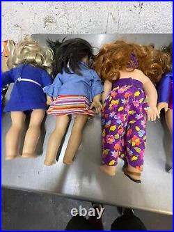 LOT 1 of 6 AMERICAN GIRL DOLLS 18 some with clothing