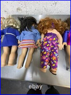 LOT 1 of 6 AMERICAN GIRL DOLLS 18 some with clothing