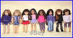 (LOT OF 12) 18 AMERICAN GIRL PLEASANT CO DOLLS & TWINS & BITTY BABIES WithCLOTHES