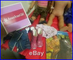 LOT OF 5 American Girl Doll PLEASANT COMPANY DOLLS + OUTFITS