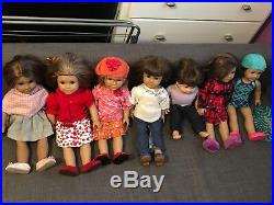 Large Lot of American Girl dolls (used) pls see pictures