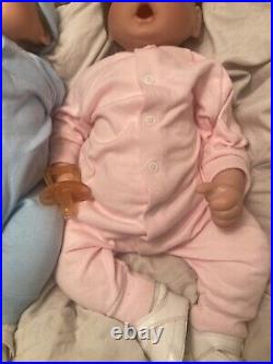 Lee Middleton Doll Twin Boy Girl New Born Life Like Real Collector American Girl