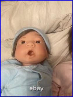 Lee Middleton Doll Twin Boy Girl New Born Life Like Real Collector American Girl