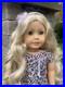 Limited Born American Girl Golden Blonde Curls & Gold Charm