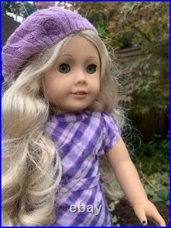 Limited Born American Girl Golden Blonde Curls & Gold Charm