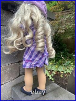 Limited Born American Girl Golden Blonde Curls & Gold Charm