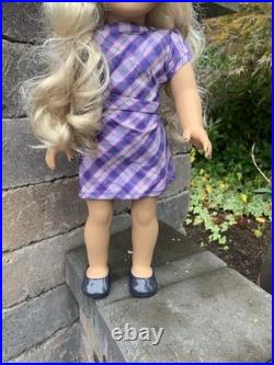 Limited Born American Girl Golden Blonde Curls & Gold Charm