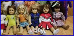 Lot Of 17 American Girl Dolls