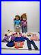 Lot Of 2 American Girl Dolls 18 With Shoes And Clothes Accessories