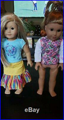 Lot Of 2 American Girl Dolls, Lea & Isabelle