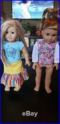 Lot Of 2 American Girl Dolls, Lea & Isabelle