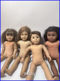 Lot Of 4 American Girl 18 Dolls Pleasant Company 2011 2013 2014