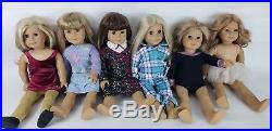 Lot Of 6 American Girl Dolls