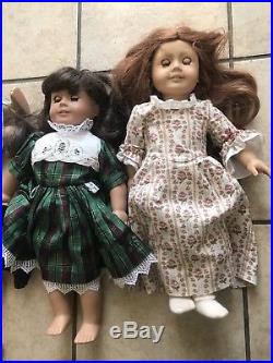 Lot Of 7 American Girl Dolls / Peasant Co. / Felicity