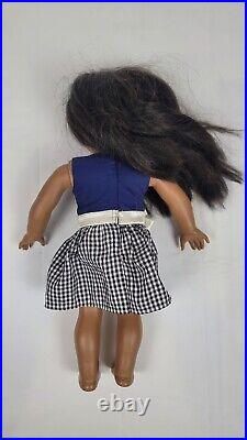 Lot of 2 American Girl 2014 African American 18 Doll Brown Eyes Straight Hair