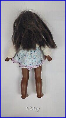 Lot of 2 American Girl 2014 African American 18 Doll Brown Eyes Straight Hair