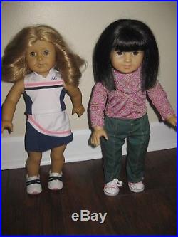 Lot of 2 American Girl Dolls IVY &