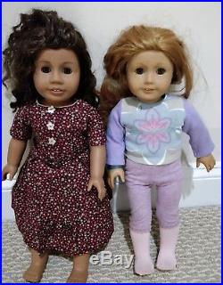 Lot of 2 American Girl Pleasant Company 18 Dolls