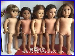 Lot of 5 American Girl Dolls Saige, kaya, Kristen, josefina And More