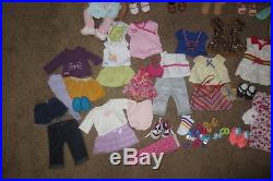 Lot of American Girl Dolls and Accessories