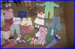Lot of American Girl Dolls and Accessories
