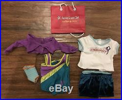 Lot of American Girl McKenna Doll, Team Gear, Gym, clothing, and accessories
