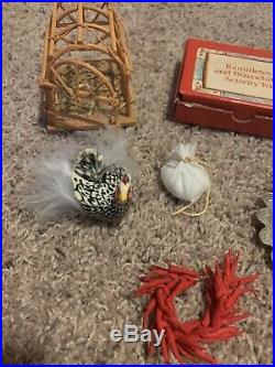 Lot of American Girl Pleasant Co. Josefina Chicken Cage Eggs & Christmas Eve Set