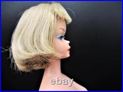 MIB 1966 Bendable Leg American Girl Barbie Doll LONG HAIR SILVER Ash Blonde