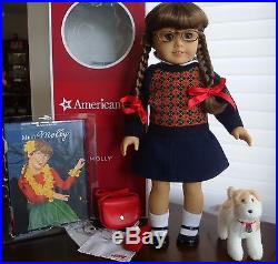 MOLLY, American Girl Doll with Book, Puppy and Accessories