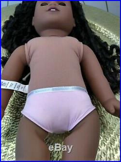 Madison Custom African American Girl Doll OOAK Blue Eyes Sonali Black Curly Hair
