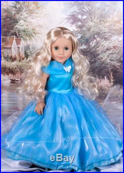 Marie Grace American Girl Doll 18'' Custom Cinderella OOAK with Caroline wig
