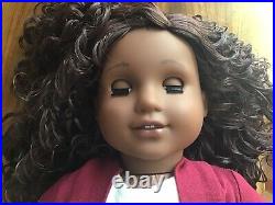 Marin Custom OOAK African American Girl Doll Brown Curly Hair Brown Eyes CYO