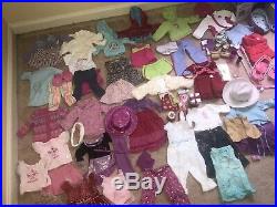 Massive American Doll Clothes Shoes Accessories LOT