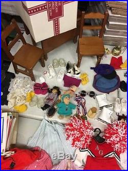 Massive Mixed American Girl Doll Lot Furniture Clothes Accessories Shoes Locker