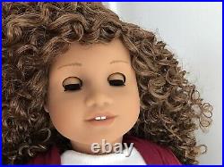 Maya Custom American Girl Doll OOAK Brown Ombre Curly Hair Hazel Eyes JLY 62