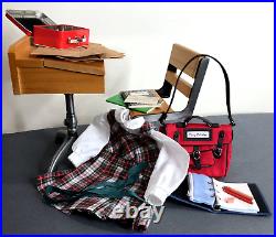 Molly McIntire American Girl School Story Lot Dress Blouse Desk & Accessories