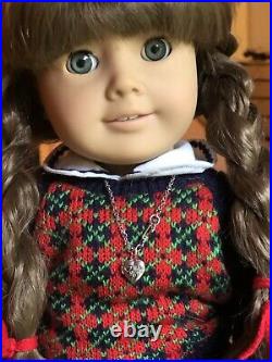 Molly american girl doll pleasant company signed #539 with COA