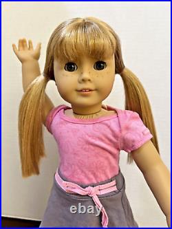 My American Girl 18 Truly Me Doll? 38 JLY Hazel Eyes Strawberry Blonde Hair