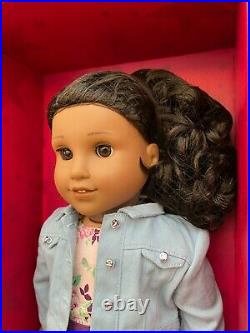 NEW American Girl Create Your Own 18 Doll Dark Skin Black Hair Brown Eyes