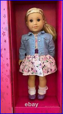 NEW American Girl Create Your Own 18 Doll Light Skin Blonde Hair Brown Eyes