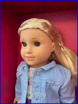 NEW American Girl Create Your Own 18 Doll Light Skin Blonde Hair Brown Eyes