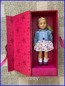 NEW American Girl Create Your Own 18 Doll Light Skin Blonde Hair Brown Eyes