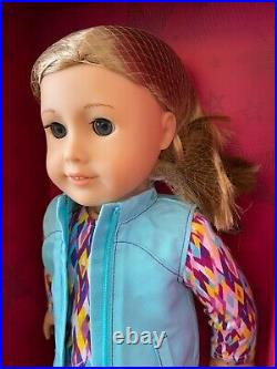 NEW American Girl Create Your Own 18 Doll Light Skin Blonde Hair Gray Eyes