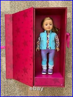 NEW American Girl Create Your Own 18 Doll Light Skin Blonde Hair Gray Eyes
