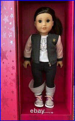 NEW American Girl Create Your Own 18 Doll Light Skin Dark Brown Hair Hazel Eyes