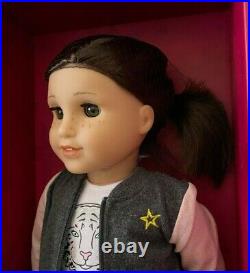 NEW American Girl Create Your Own 18 Doll Light Skin Dark Brown Hair Hazel Eyes