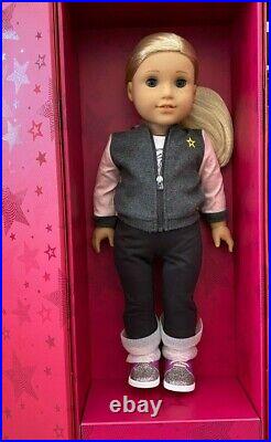 NEW American Girl Create Your Own 18 Doll Med Light Skin Blonde Hair Blue Eyes