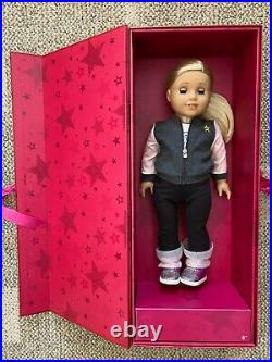 NEW American Girl Create Your Own 18 Doll Med Light Skin Blonde Hair Blue Eyes